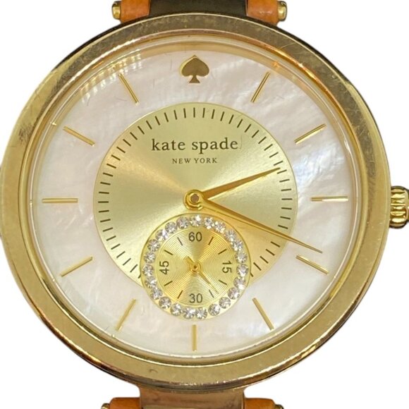 Kate Spade Gold Mother of Pearl Watch - Picture 1 of 7